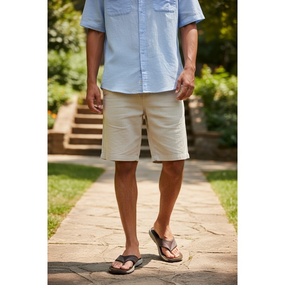 Columbia Mens‎ Flip Flop Sandals Brown Thong Comfort Omni-Grip Size 9